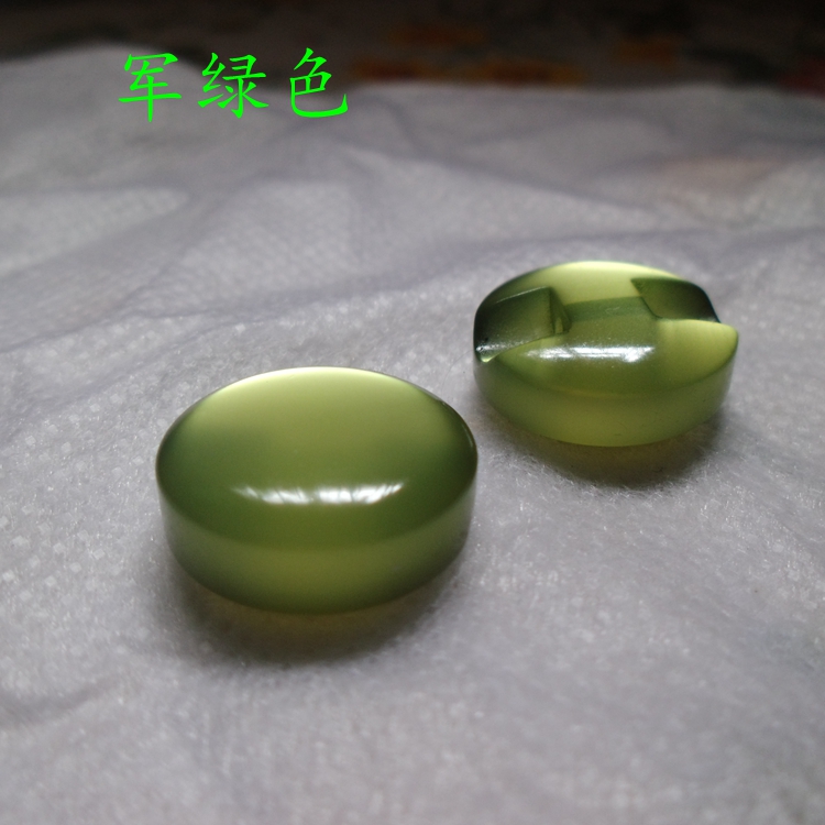 5毫米老款加厚有机玻璃半透明纽扣专卖/70年代西装馒头钮扣扣子 咖啡