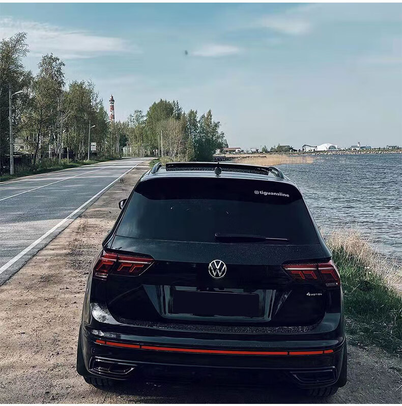 2022款途观l黑武士改装配件汽车改装途观l配件车炫仕钢琴黑前铲三段式