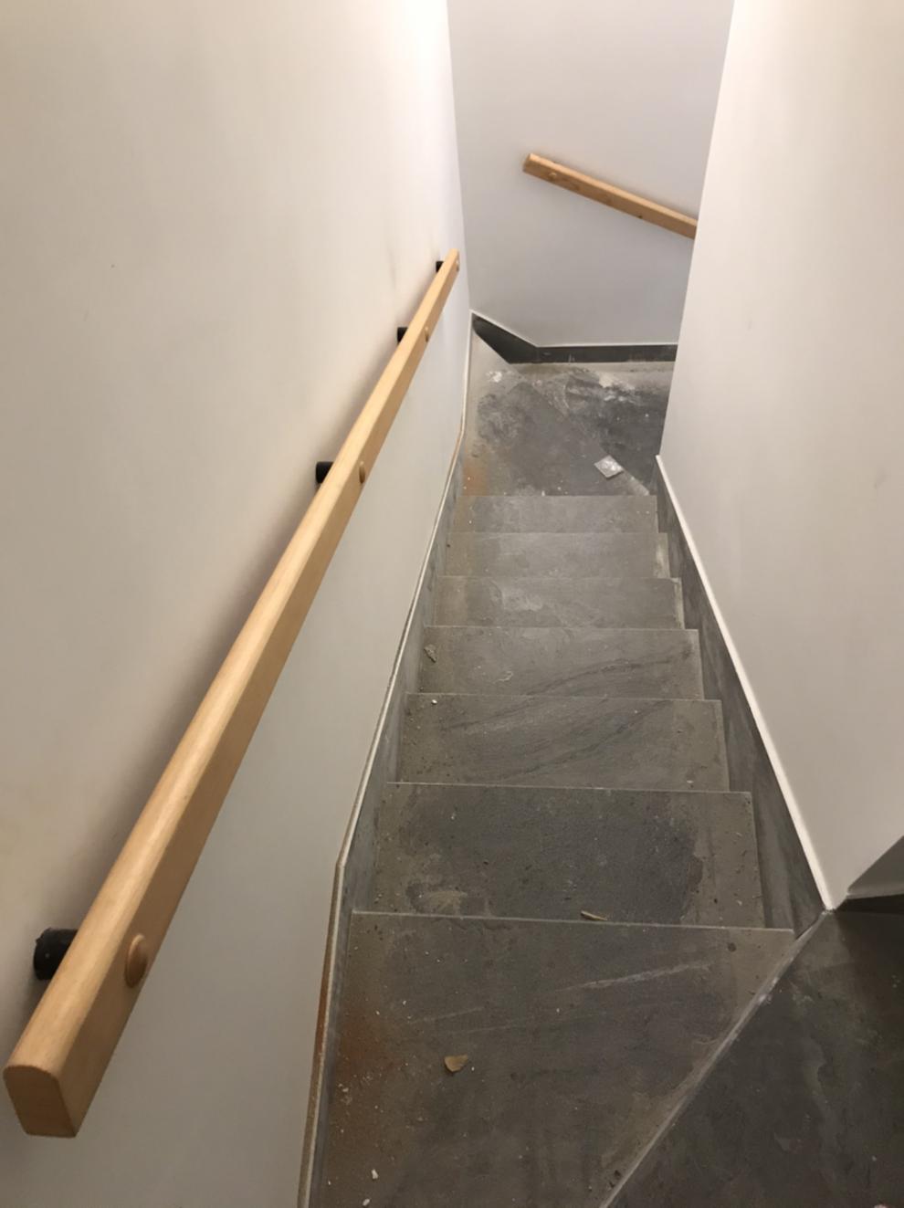 小米mi生态米家通用榉实木靠墙护栏楼梯实木扶手装饰木质室内走廊栏杆