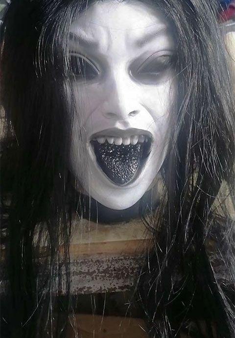 【精选】万圣节恐怖面具鬼屋密室逃脱骷髅女鬼丧尸僵尸恶心吓人鬼脸