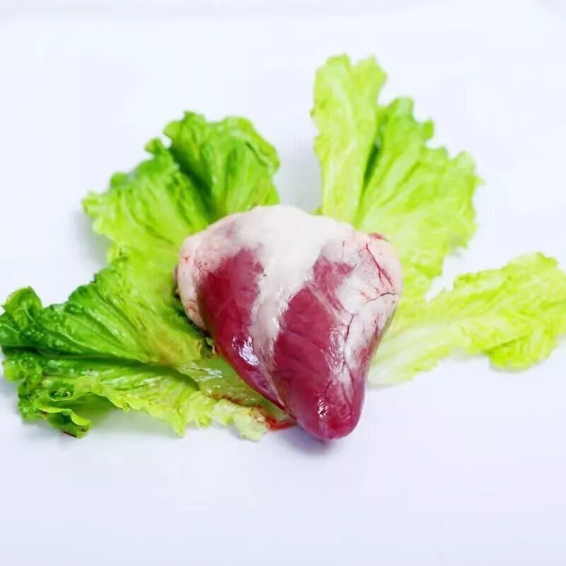 新鲜现取山羊心羔羊心生羊心山羊心脏羊杂羊肉原味羊心 羊心8斤装