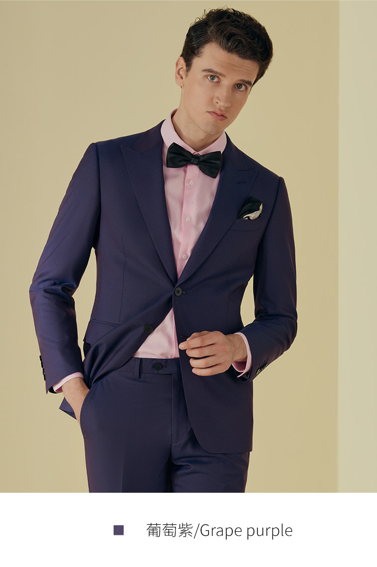 jodoll乔顿6a桑蚕丝西服男商务正装新郎婚礼婚庆修身礼服西装外套