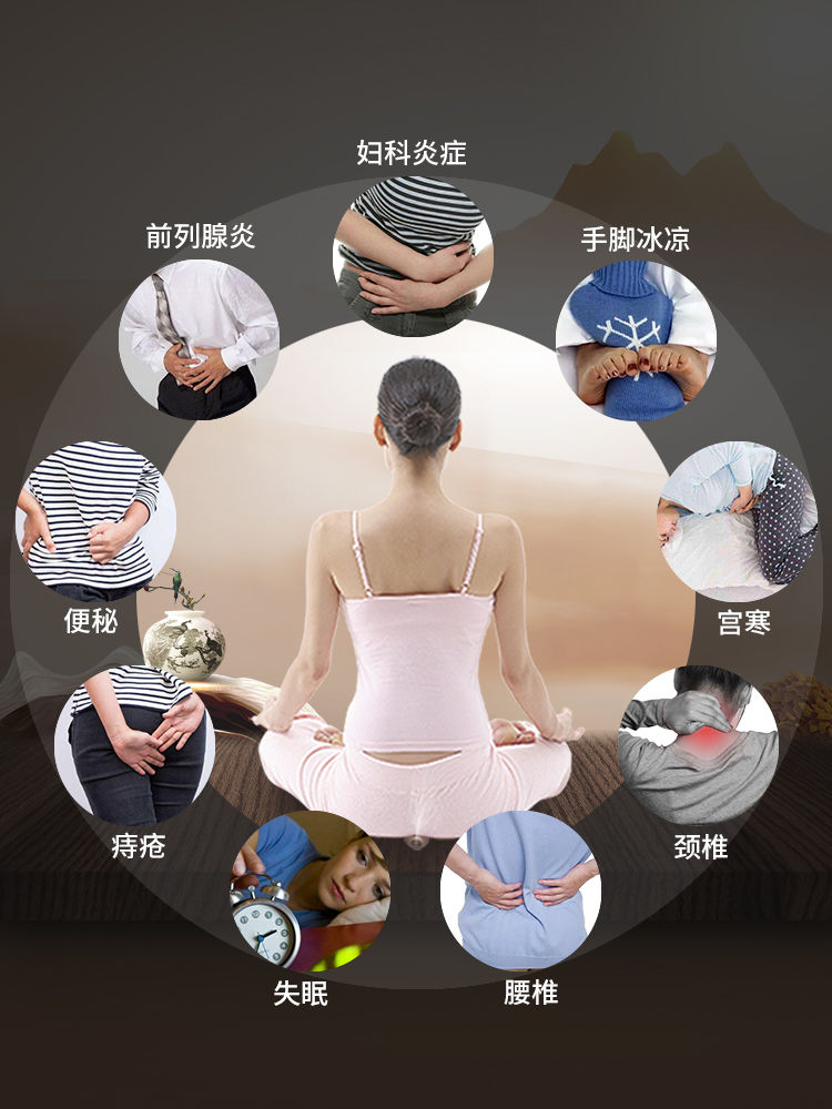 紫砂坐灸器家用妇科宫寒肚子私密熏艾仪男女会阴艾灸器谷道灸2021新款