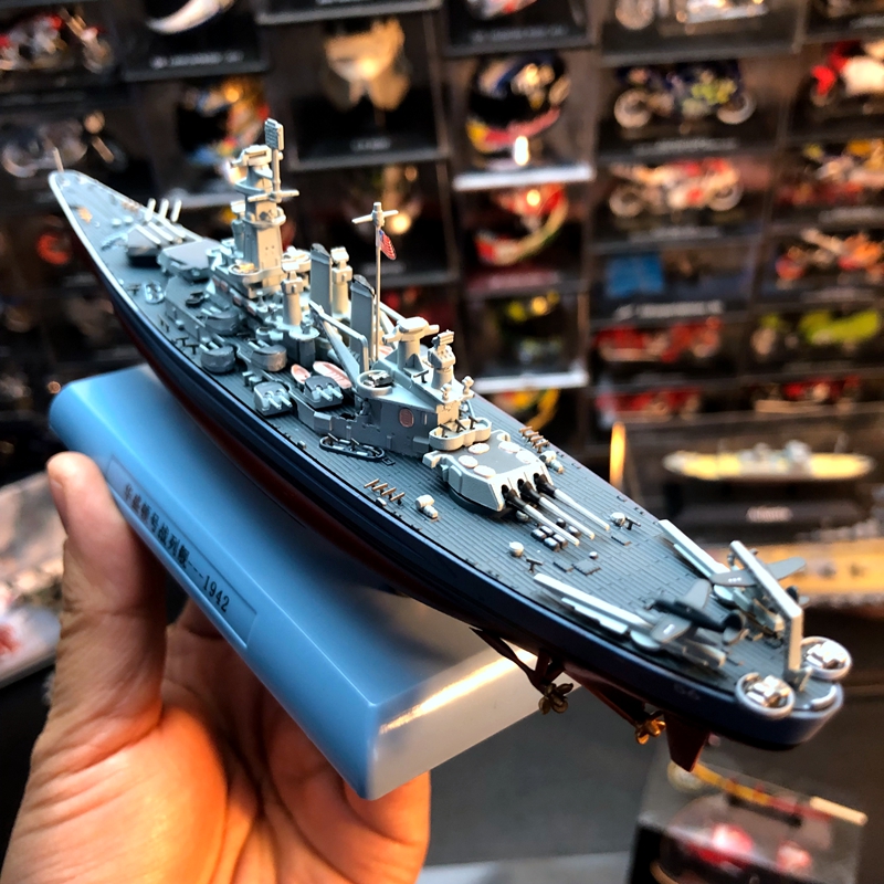 战舰世界战列舰军舰二战合金摆件静态成品舰船模型玩具 透明专属高清