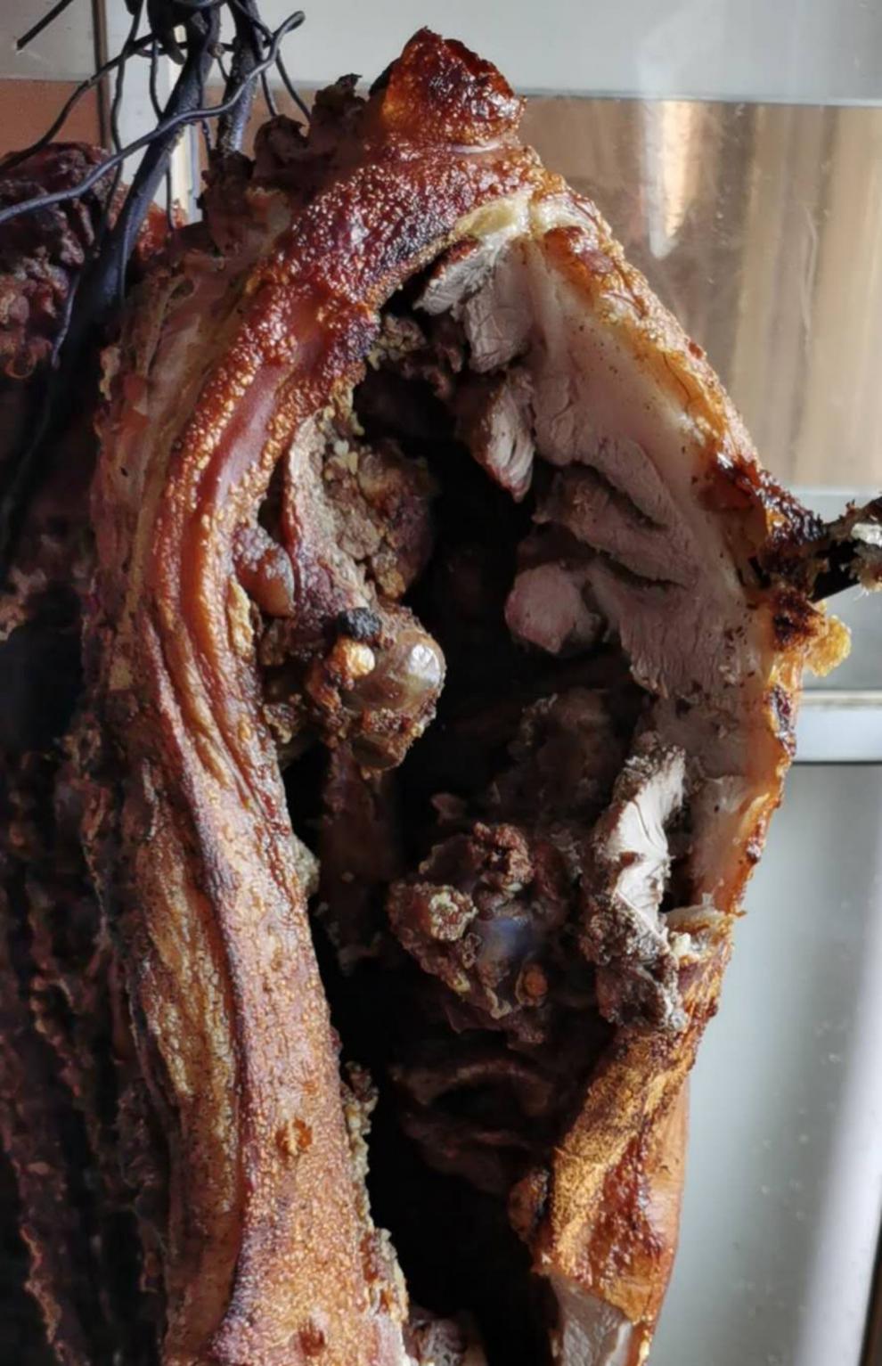上海可发章丘黄家烤肉3斤礼盒顺丰五香脆皮现烤大猪礼品山东特产