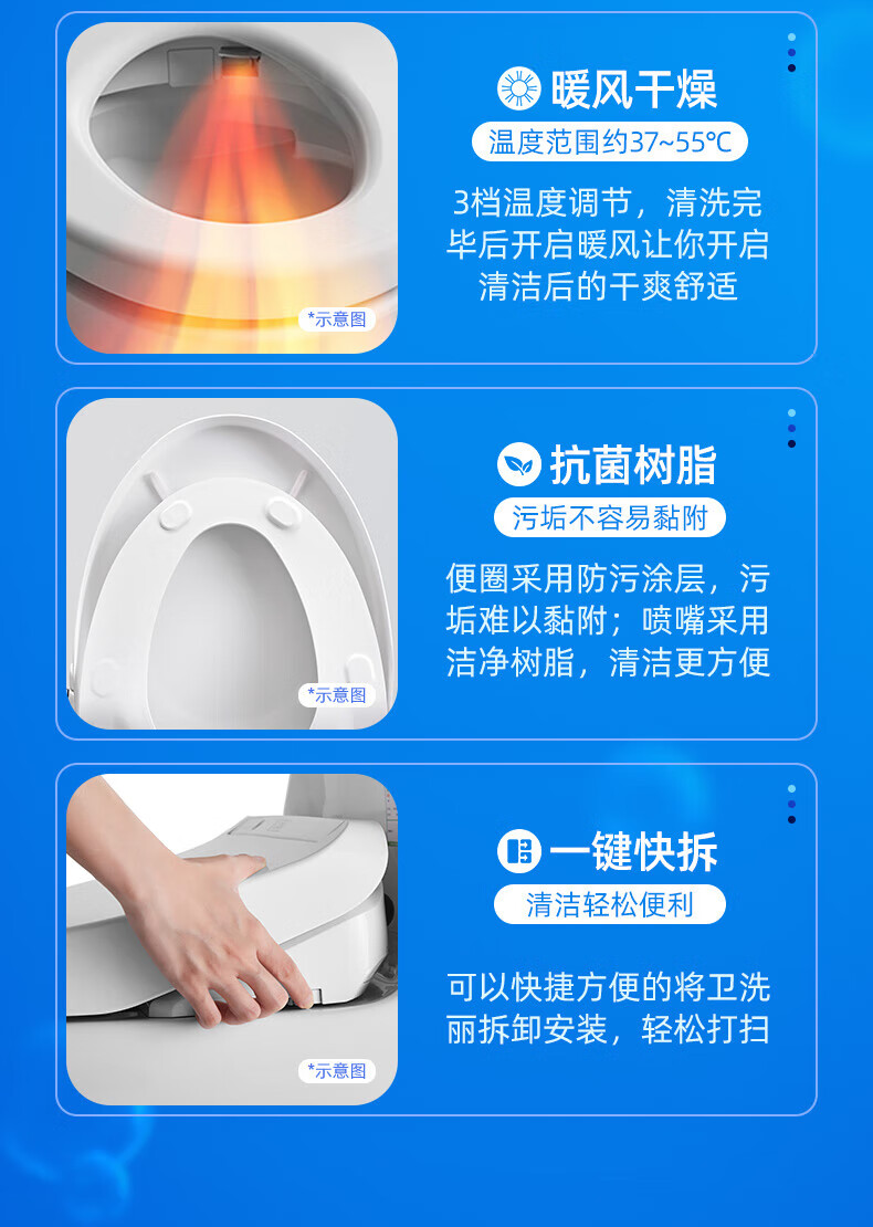 toto卫浴家用智能马桶超漩式座圈电动坐便器卫洗丽cw988 460 cw988reb