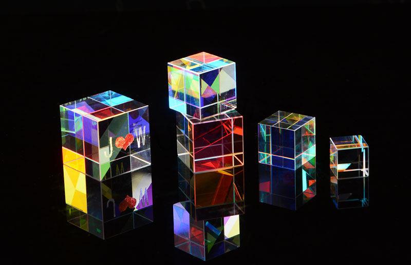 女生闺蜜创意同学毕业情侣小玩意合色棱镜h 15mm正方体 普礼盒【图片