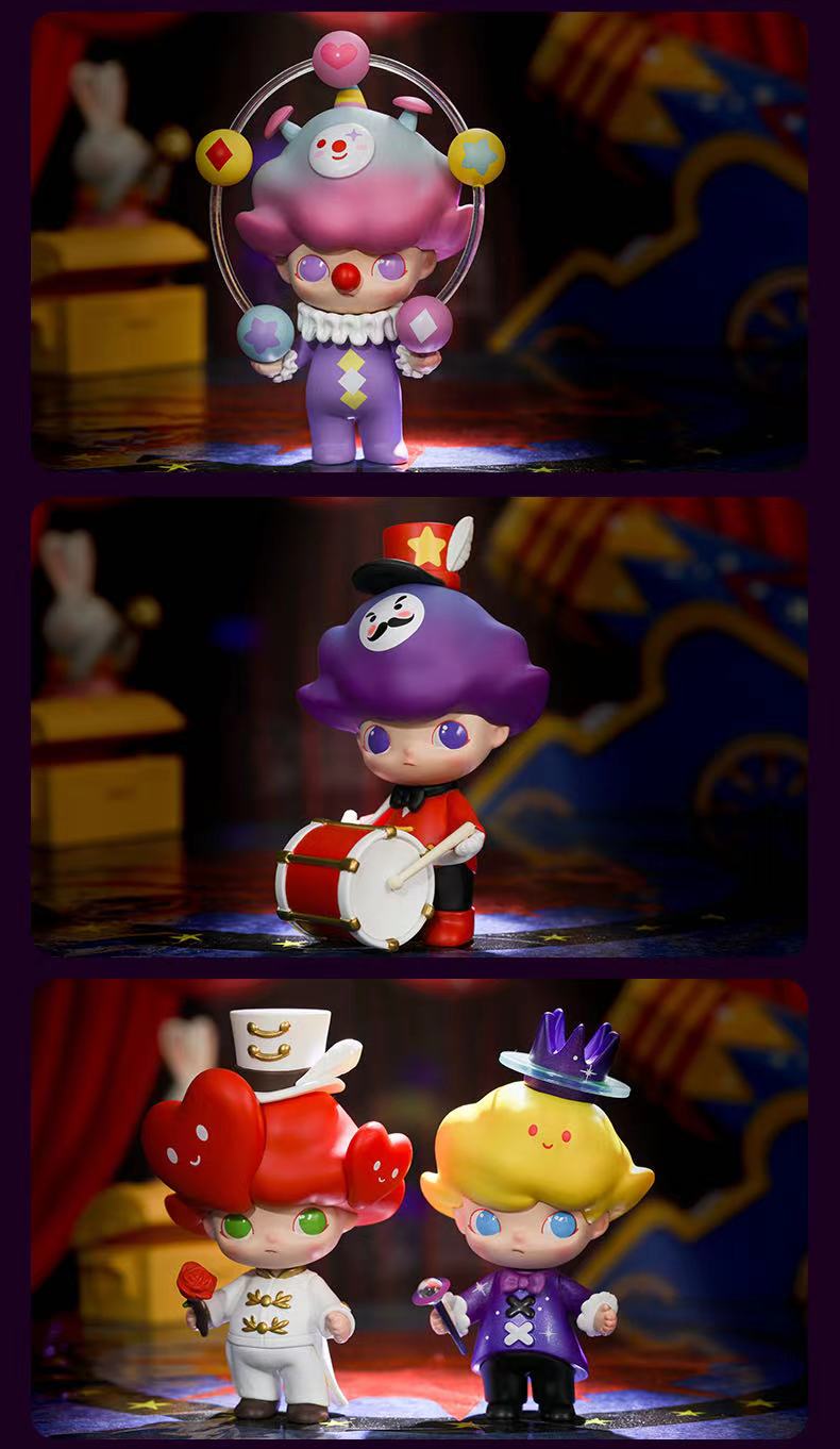 dimoo午夜马戏团盲盒公仔潮玩小丑魔术师 乐手-拆盒未拆袋 【不支持