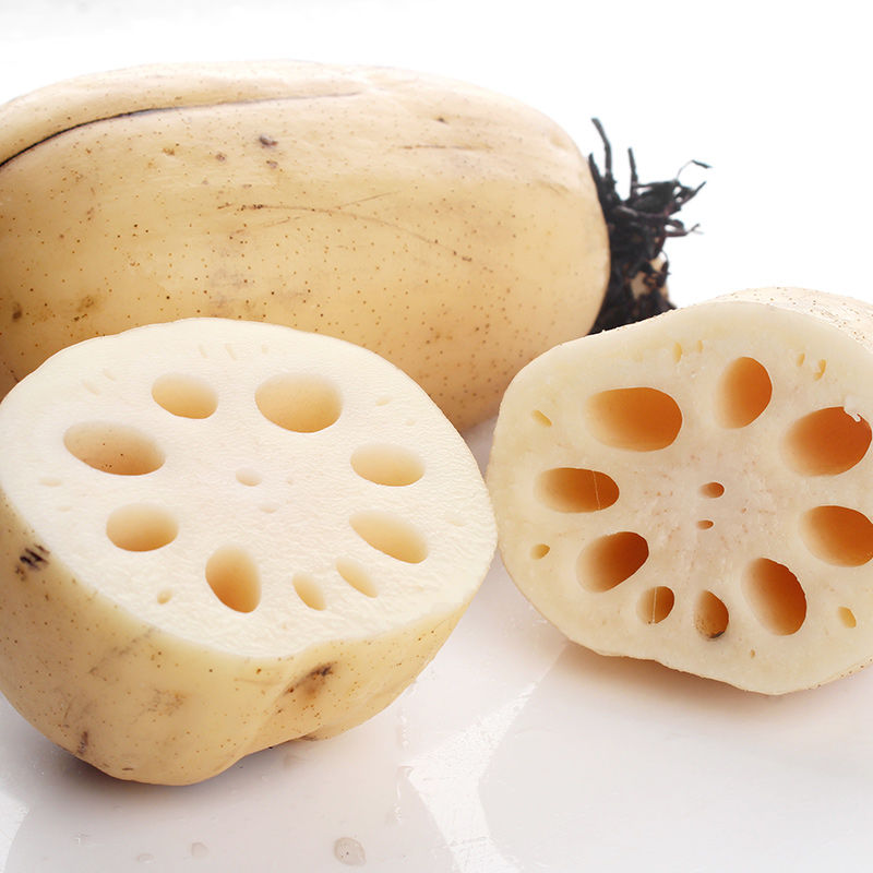 顺丰新鲜莲藕洪湖特产泥巴藕脆嫩甜现挖农家脆藕新花藕3斤新鲜莲藕