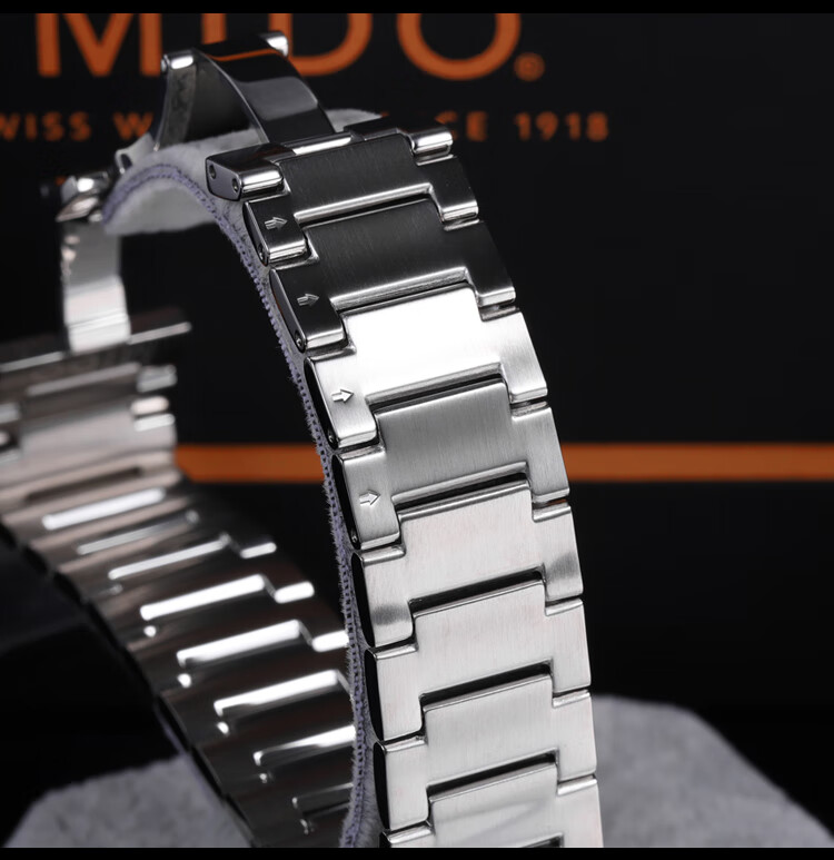 适用美度指挥官表带美度指挥官2表带男士原厂60周年手表原装不锈钢