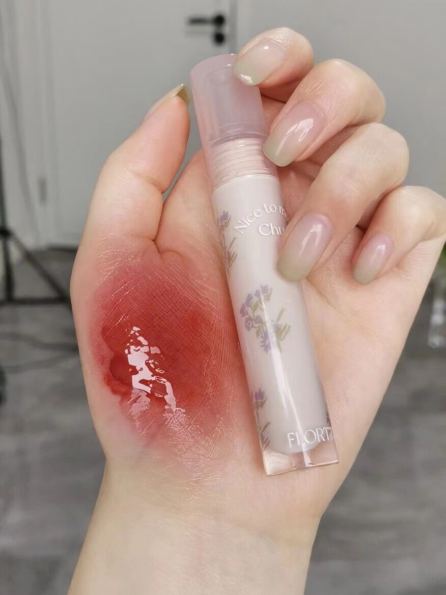 flortte花洛莉亚初吻露唇釉水光镜面落利亚显白口红玻璃唇彩小众送