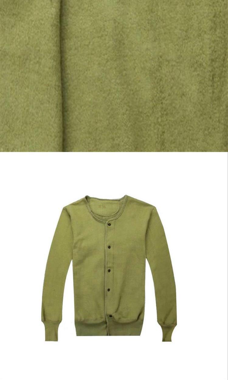 07绒衣绒裤2021中国老式军绿色07秋衣秋裤加厚绒衣绒裤套装男煤矿井下