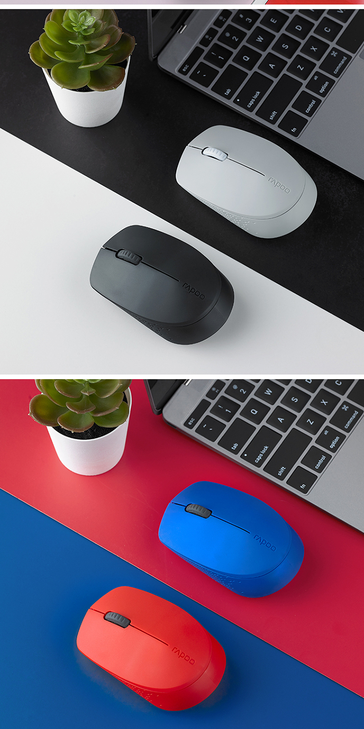 雷柏(rapoo) m100g 无线鼠标 蓝牙鼠标 办公鼠标 静音鼠标 便携鼠标