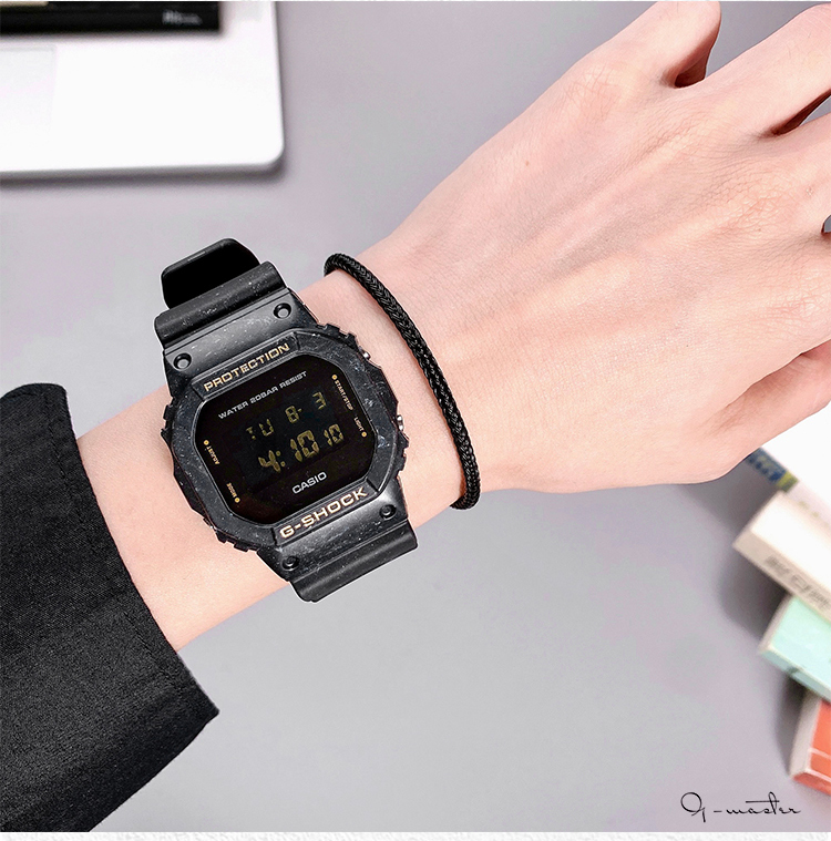 casio卡西欧冰韧小方块gshock方块限量手表男女dw5600ske7wm5bbdw5600