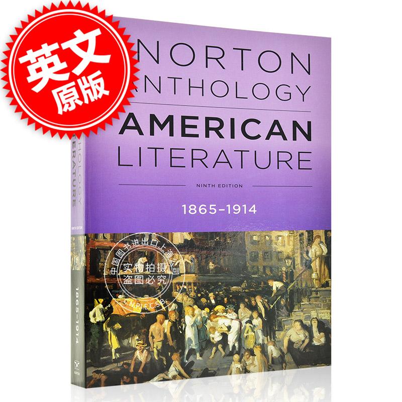 现货诺顿美国文学18651914英文原版thethenortonantho