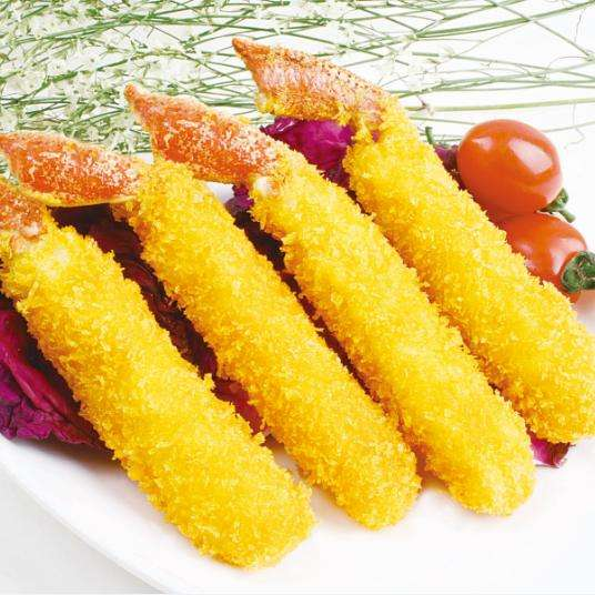 京鲁远洋芙蓉蟹角棒油炸小吃特色半成品冷冻休闲小吃蟹脚棒 小吃蟹脚