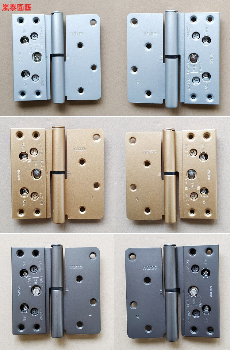 定制日本进口nakao不锈钢4寸室内木门日式脱卸合页三维可调节静音铰链