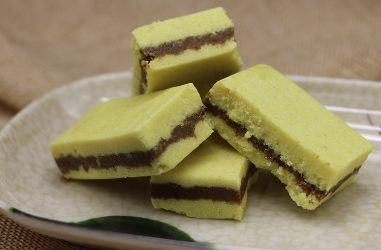 云南特产昭通月中桂绿豆糕500g传统糕点休闲小吃零食