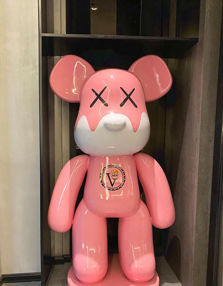 客厅暴力熊摆件大号创意暴力熊摆件大号轻奢暴力熊摆件大号暴力积木熊