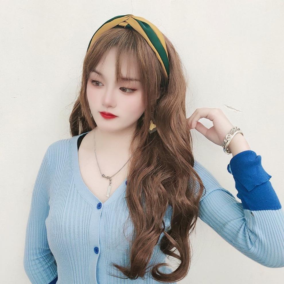 假发女长卷发大波浪懒人发箍假发女长卷发大波浪懒人发箍一体半头套直