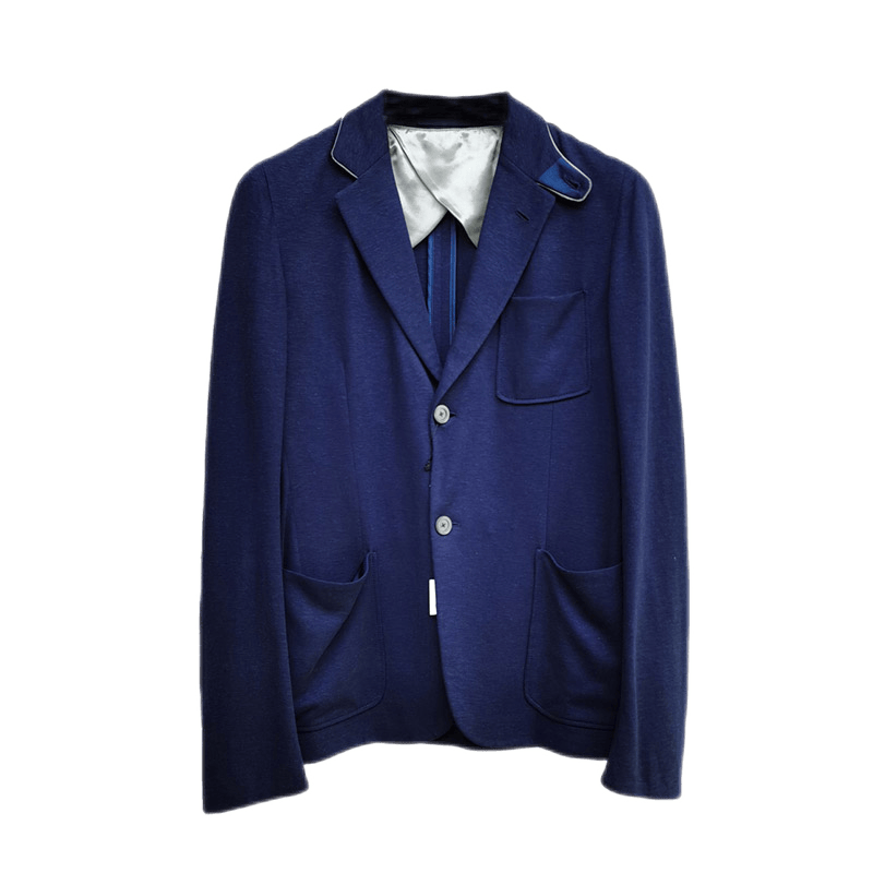 【情人节礼物】gucci 古驰 藏蓝色针织男士西西服 ci【礼物】 深蓝色