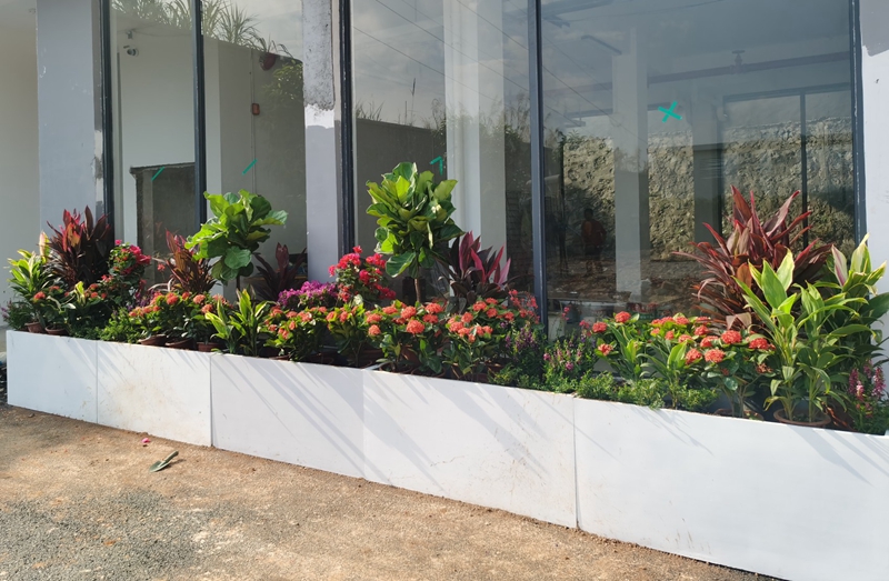 辞轩 花盆模具北欧特大号长方形水泥花盆户外镁泥花槽绿植花坛马槽盆