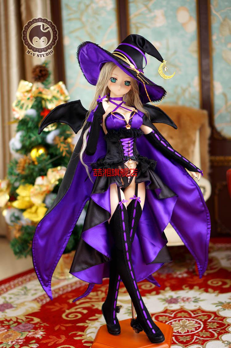 万圣节娃衣2019万圣节银月女巫3分dd款节日限定套装娃衣黑箱卡开仓ddl