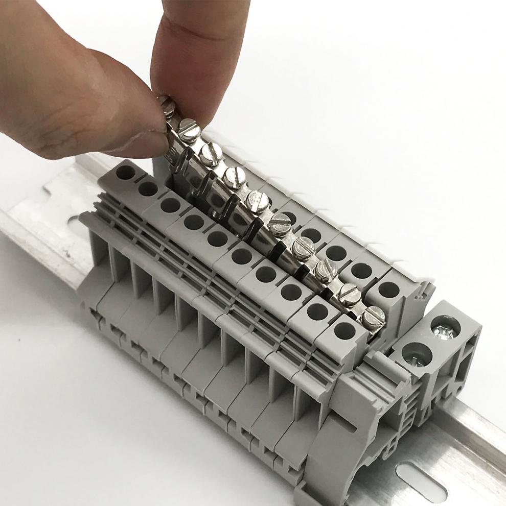 uk25b5n接线端子配件中心连接条短接件