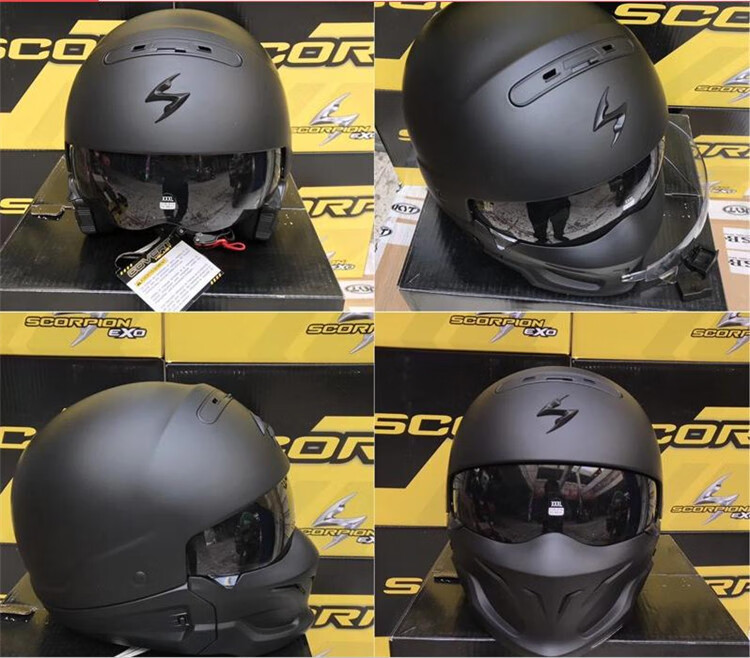 scorpion头盔 美国蝎子头盔scorpion exo男女组合战士盔哈雷复古车四