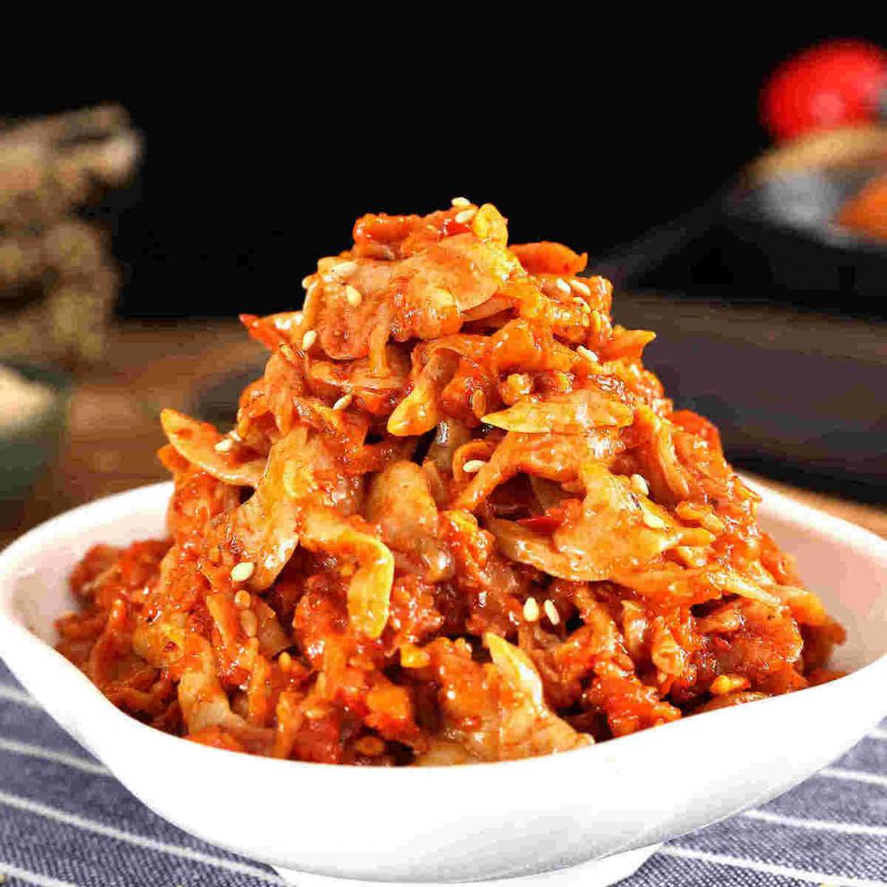 延边朝鲜族拌蚬子尖嘎啦肉1袋250g蒜香250克x1袋