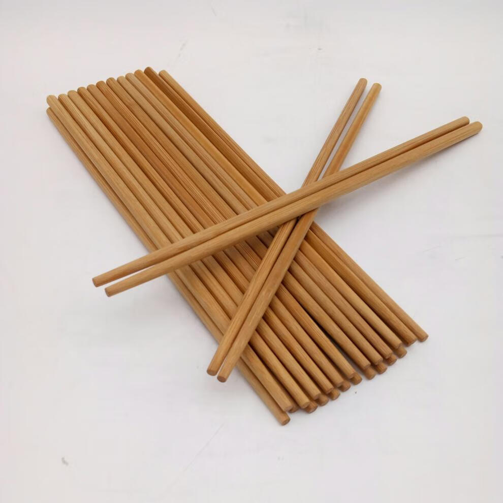 儿童筷子幼儿园短款实木练习筷天然竹筷捷陆龙18cm碳化儿童筷10双装