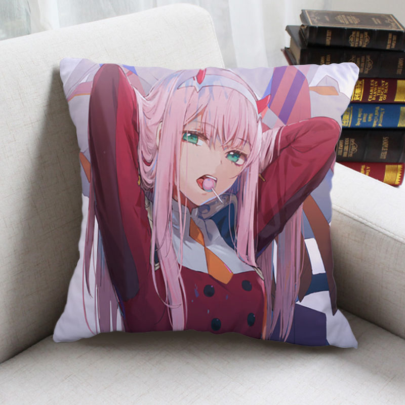 花仟陌darling in the franxx 02国家队双面抱枕动漫周边定制二次元