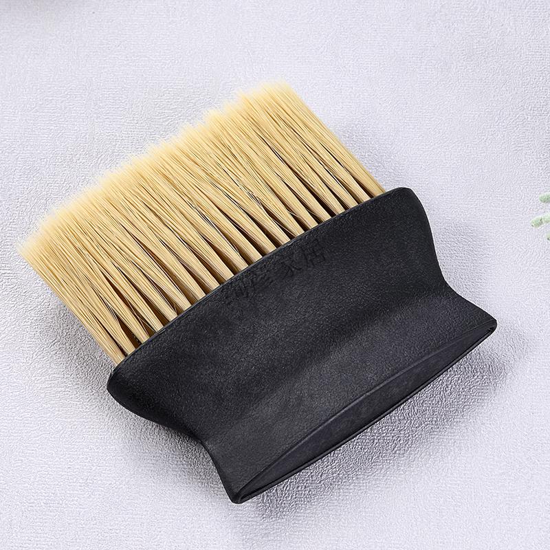 美发用品扫头发刷子软毛掸发担扫理发毛刷剪发廊扫碎发刷工具纤维毛扁