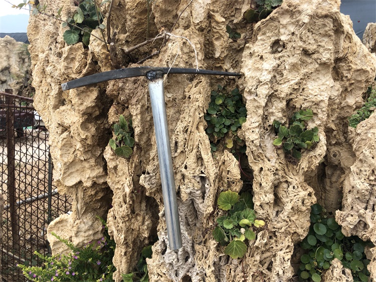 锰弹簧钢凿吸水石雕刻工具凿盆景凿子上水石刨子钢镐盆景毛石diy2号