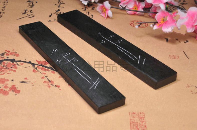 支季天然原石大理石镇尺石质镇纸雕刻雕花石头镇尺书法砚石书镇学生用