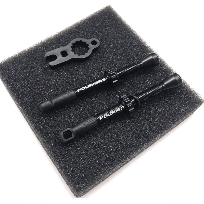 山地车公路车真空胎气嘴美法嘴4060mm延长气门芯真空胎气嘴法嘴40mm一