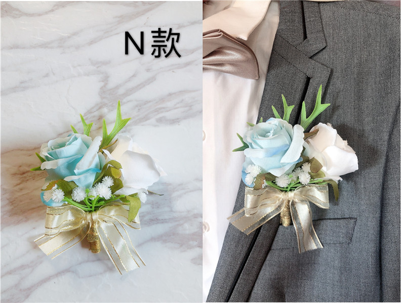 仟佰盾(chiefdon) 高端商务男士胸花 嘉宾襟花 会议年会活动开幕开业