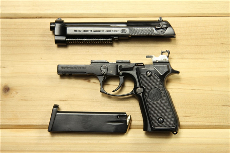 伯莱塔92f仿真模型1205伯莱塔m92f金属仿真模型可抛壳儿童玩具手抢不