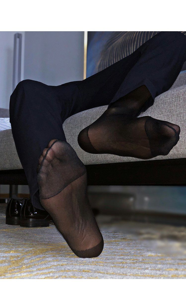 蓝环>男土休闲男人男性男子男仕男装中筒袜透