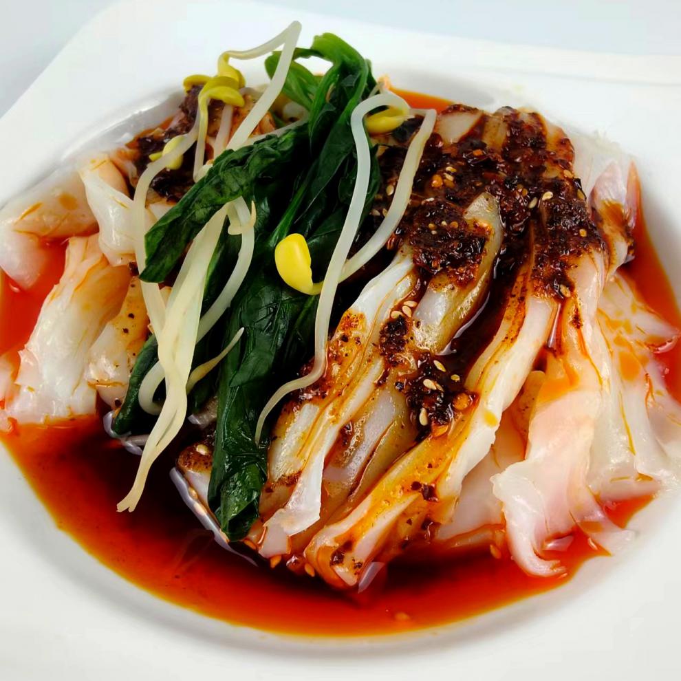 陕西特产汉中面皮380g米皮魏家凉皮擀面皮开袋即食家乡味汉中凉皮330g