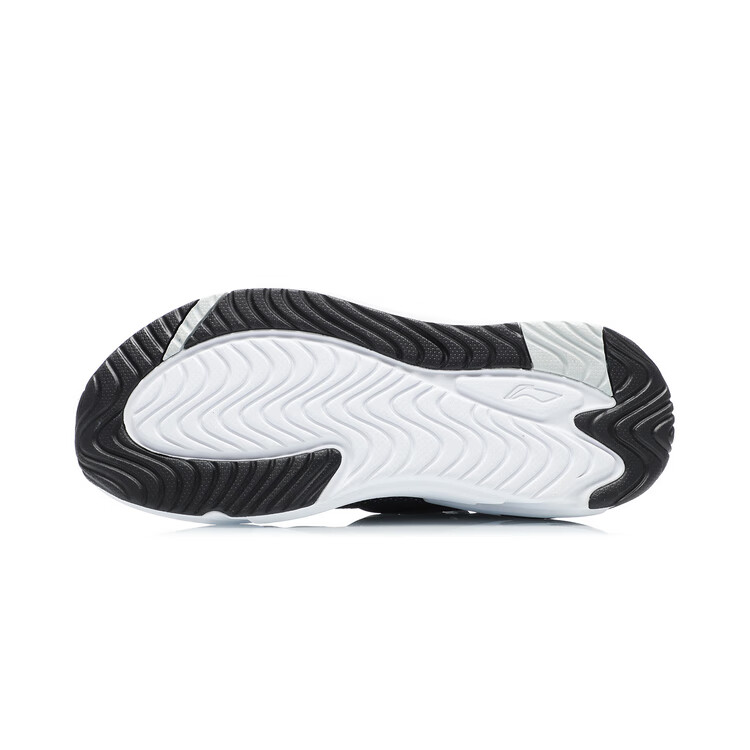 李宁休闲鞋男鞋001ti鞋子男士经典时尚低帮运动鞋aglr009黑色aglr