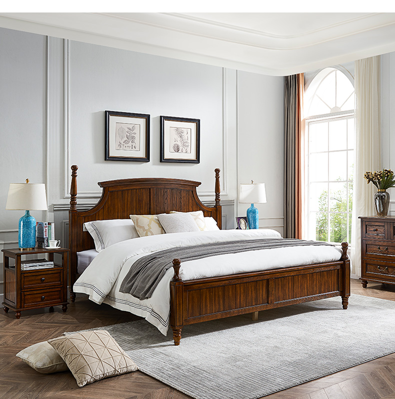 8米主卧韩式风格公主女双人床婚床 床【象牙白】 1800mm*2000mm 框架