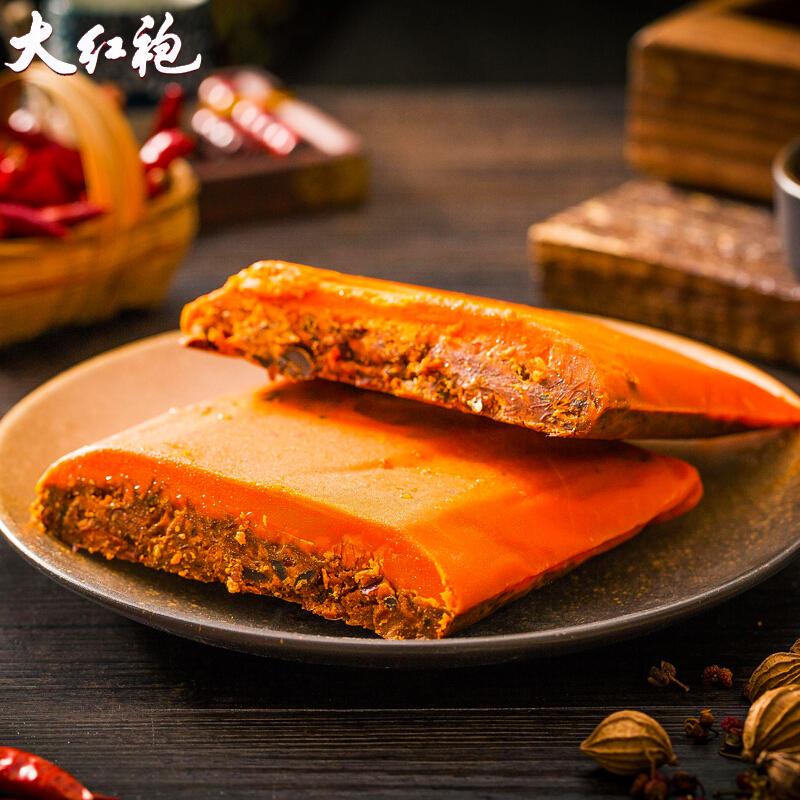 四川印象火锅底料红汤牛油火锅麻辣烫底料中国红红汤底料 火锅底料100