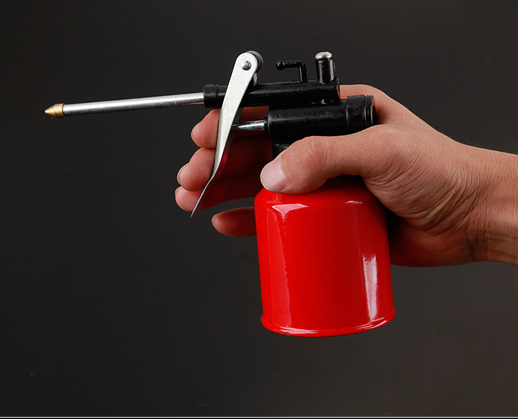 高压机油 加注机油壶塑料喷油壶 手动机油壶 长嘴透明加油壶 透明机