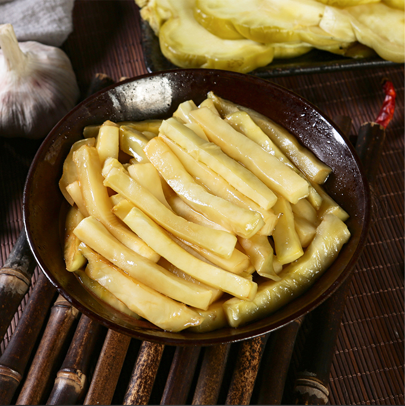 温州生榨菜片条浙江永嘉特产农家腌制泡菜咸菜酱菜条酸爽孕妇下饭榨菜