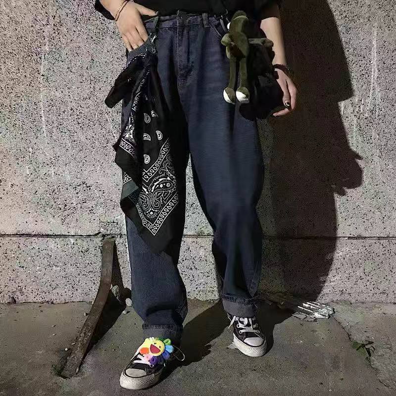 誓从新品韩版裤巾腰果方巾嘻哈同款男女绑手腕裤链头巾街舞发带 #黑色