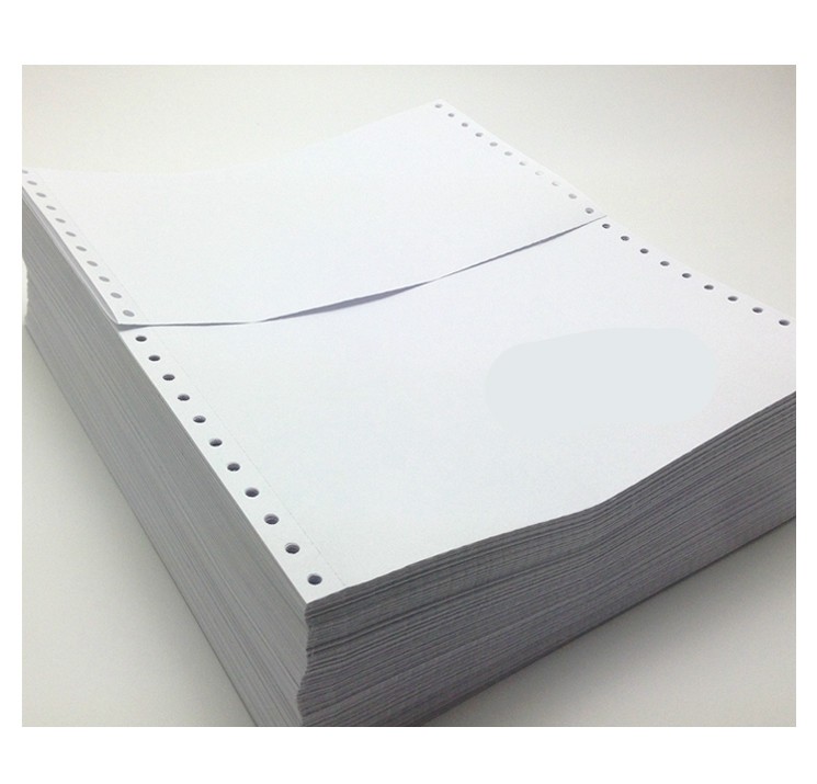 财务记账凭证 一联针式凭证纸 240*140mm空白连打凭证打印纸65克