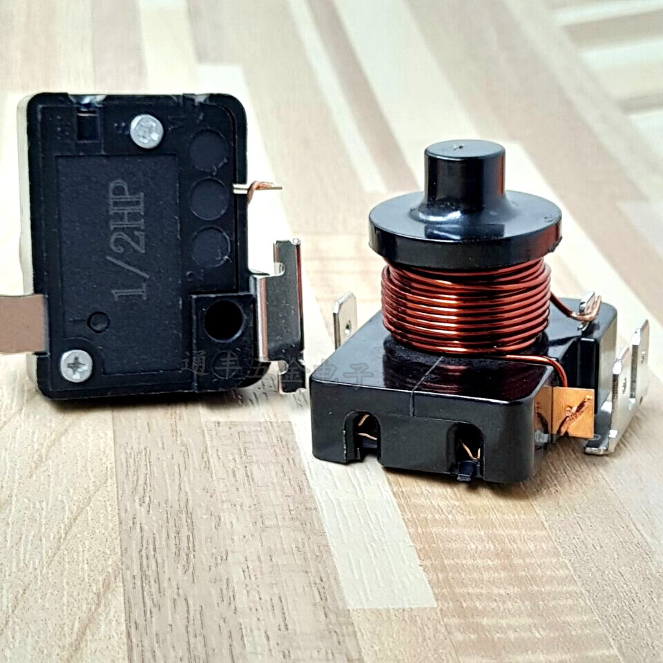 冰箱重锤式启动器 电流启动继电器 冷柜冰柜重锤压缩机启动器 80uf