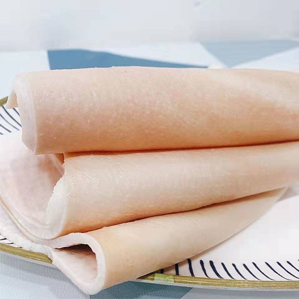 新鲜猪皮无油生猪皮肉皮新鲜猪皮猪皮批发鲜猪皮 带箱6斤净重5斤饲料