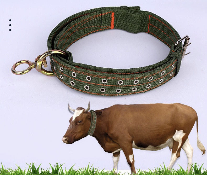 育肥牛脖套牛项圈牛笼头栓牛神器栓牛绳加厚栓羊绳boussac 小号牛脖套